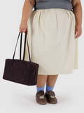Medium Nylon Bowler Bag | Chocolate Plum