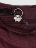 Medium Nylon Crescent Bag | Mahogany