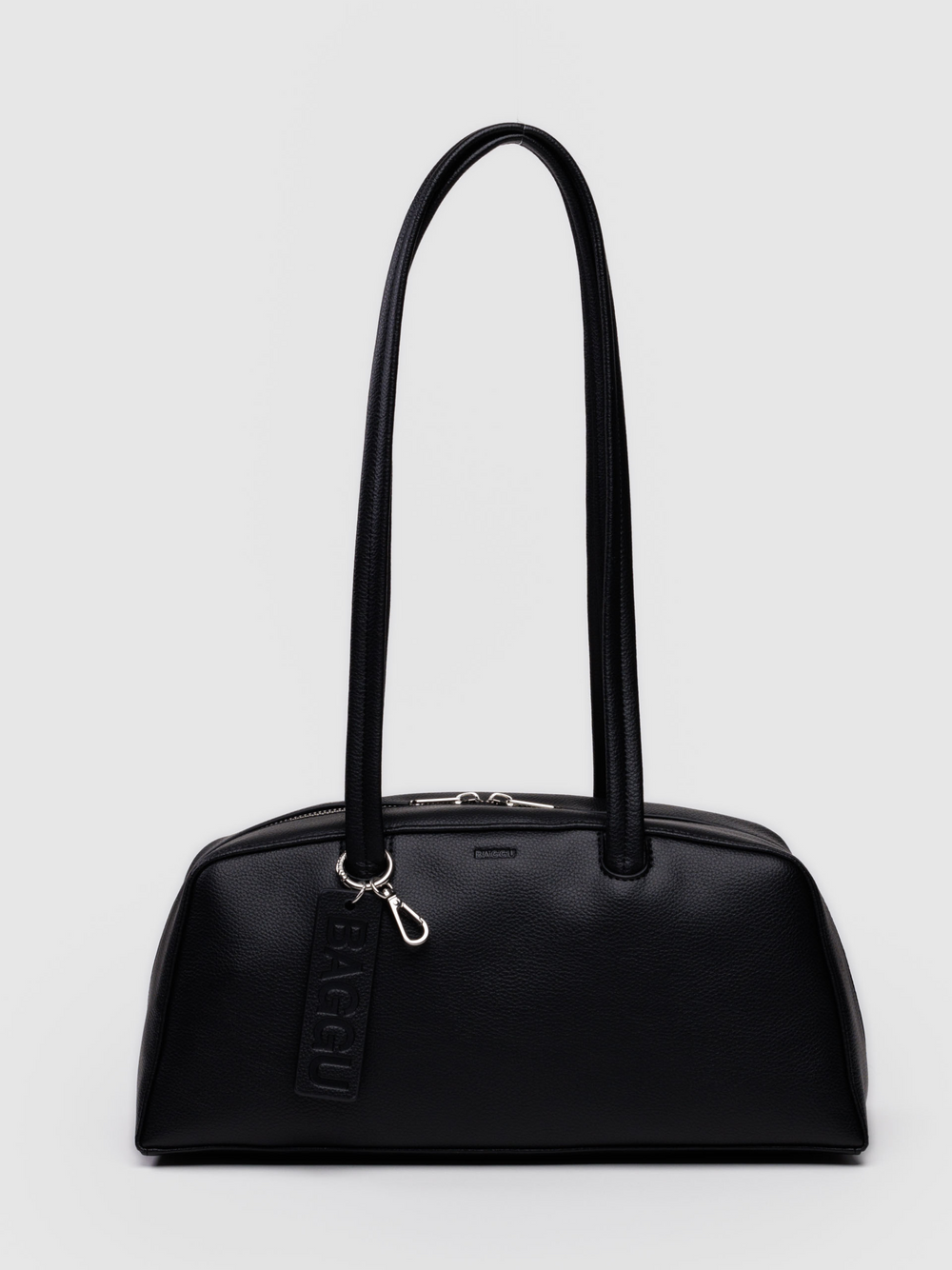 Leather Bowler Bag | Black