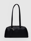 Leather Bowler Bag | Black
