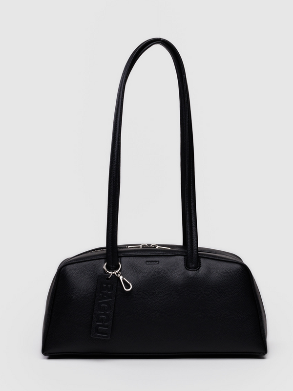 Leather Bowler Bag | Black