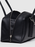 Leather Bowler Bag | Black