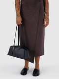 Leather Bowler Bag | Black