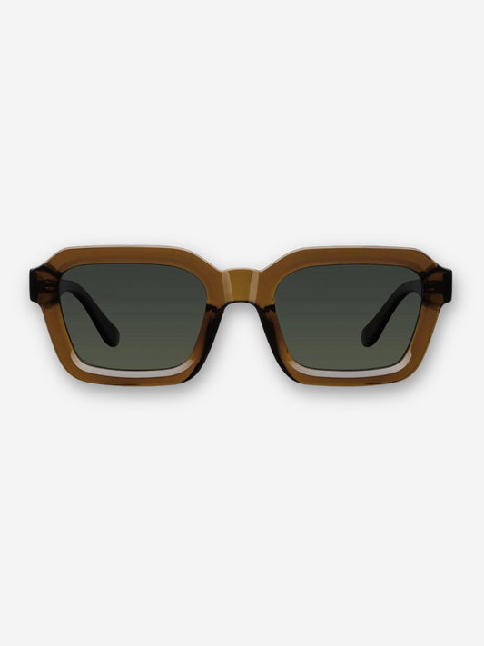 Nayah Sunglasses | Mustard Olive