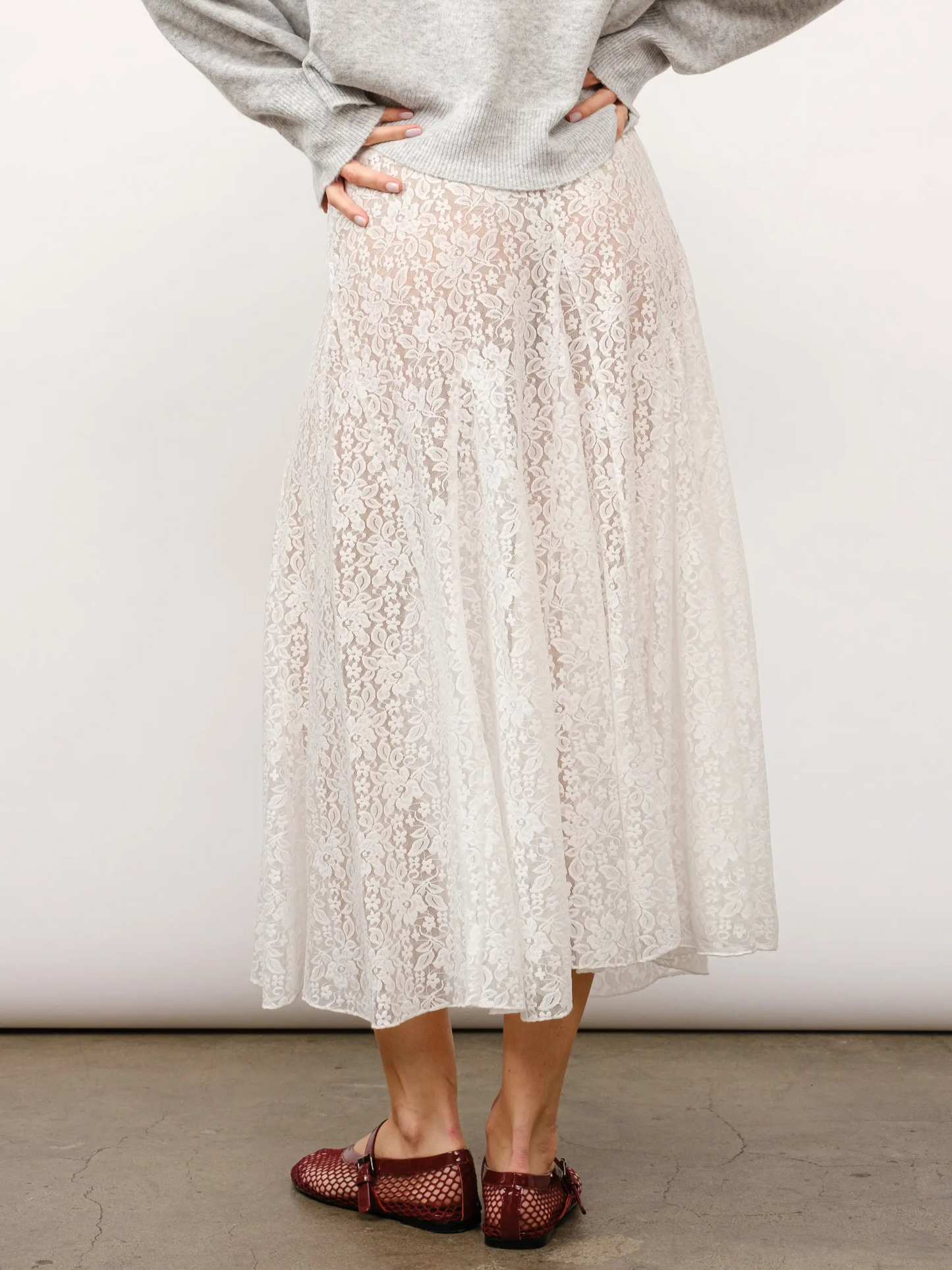 Philippa Lace Maxi Skirt