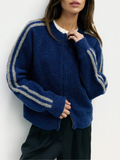 Reba Sweater Navy-Grey