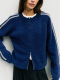 Reba Sweater Navy-Grey