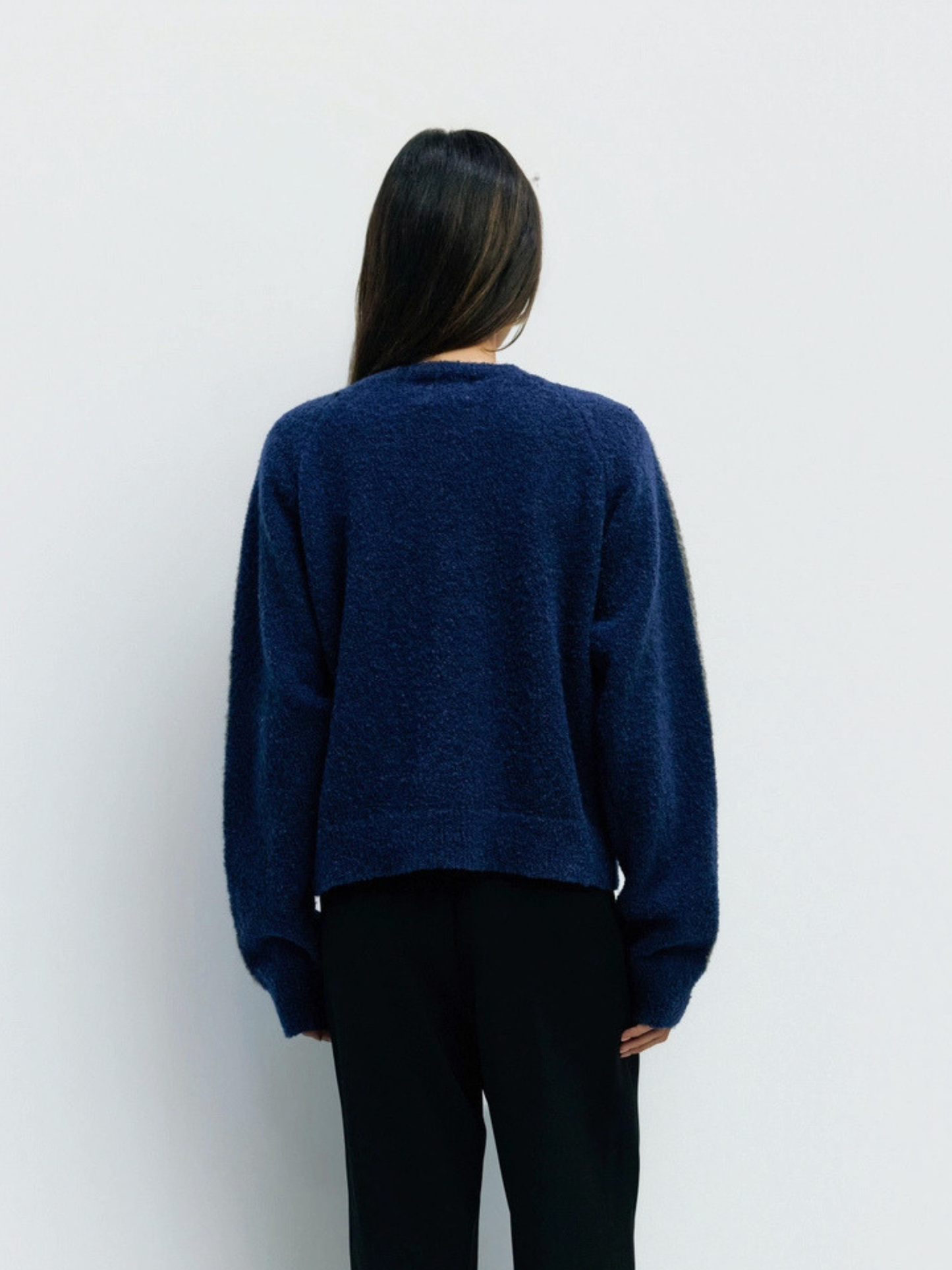 Reba Sweater Navy-Grey