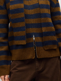 Scarlett Sweater with Scarf | Brown