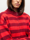 Scarlett Sweater with Scarf | Red