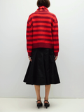 Scarlett Sweater with Scarf | Red