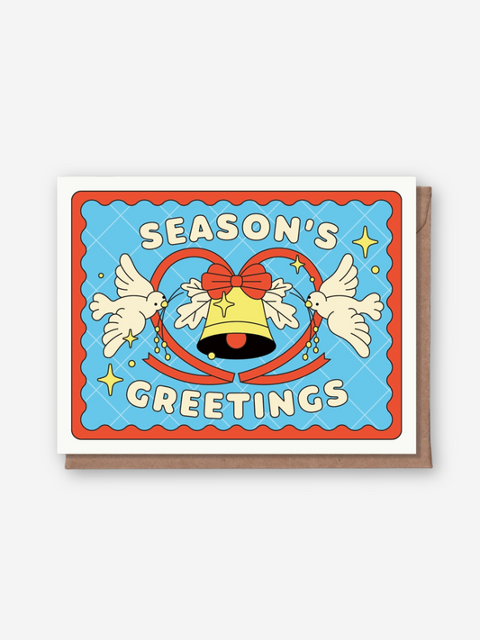 Seasons Greetings Dove Card