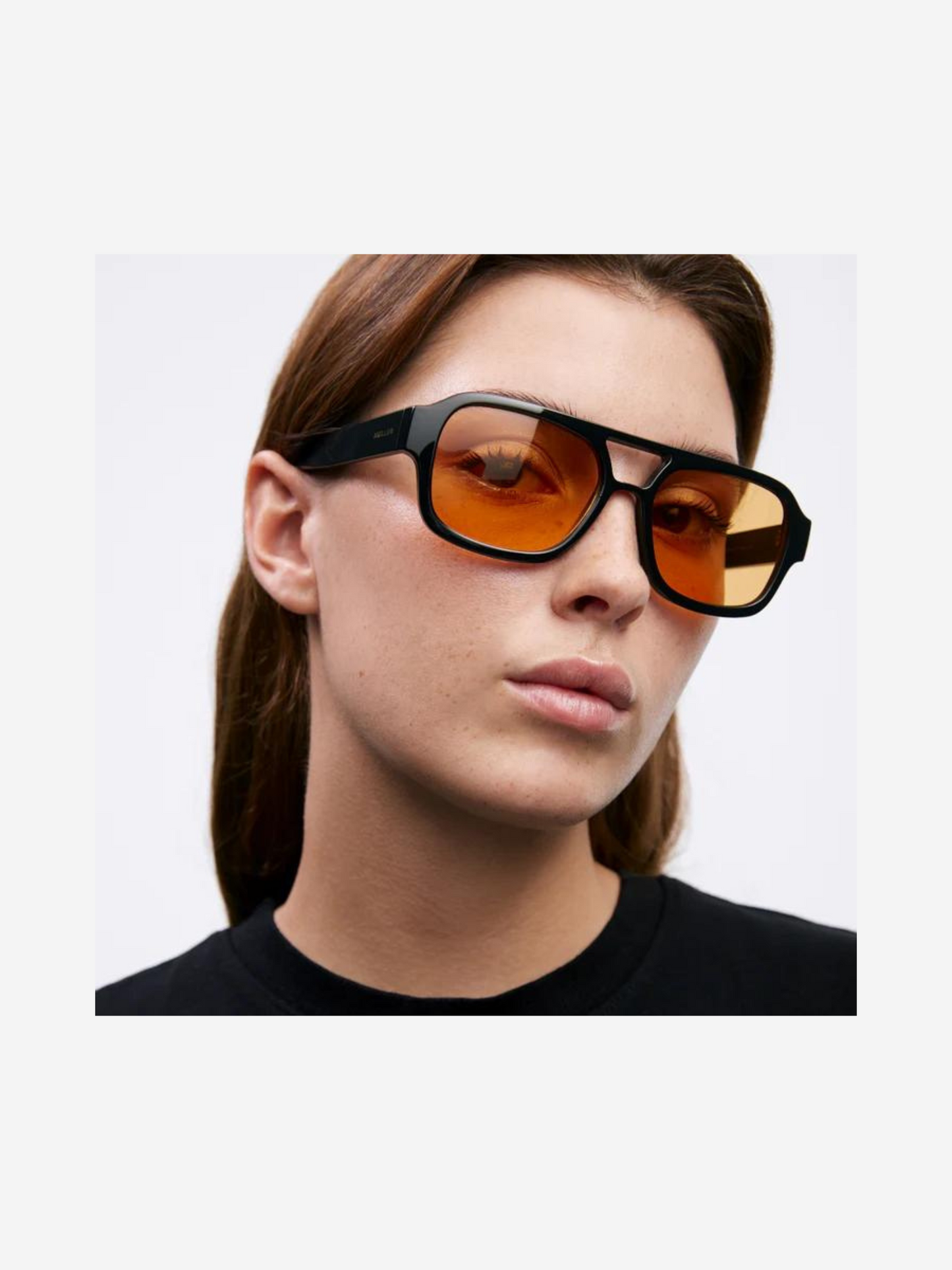 Shipo Sunglasses | Black Orange