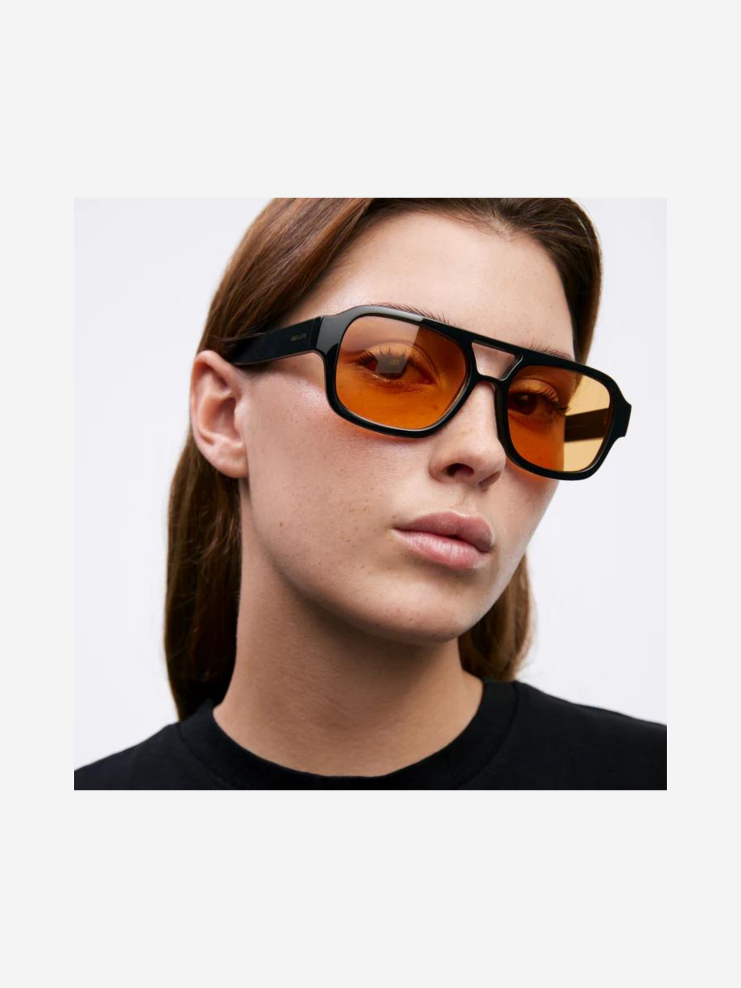 Shipo Black Orange Sunglasses