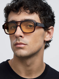 Shipo Sunglasses Maroon Yellow