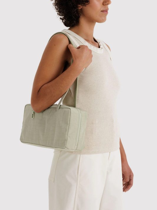 Nylon Bowler Bag | Celadon