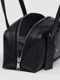 Small Leather Bowler Bag | Black