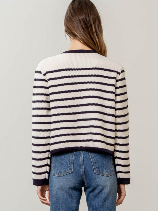 Striped Cardigan
