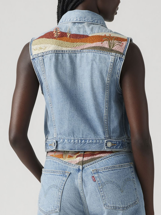 Embroidered Vest | Desert Utopia