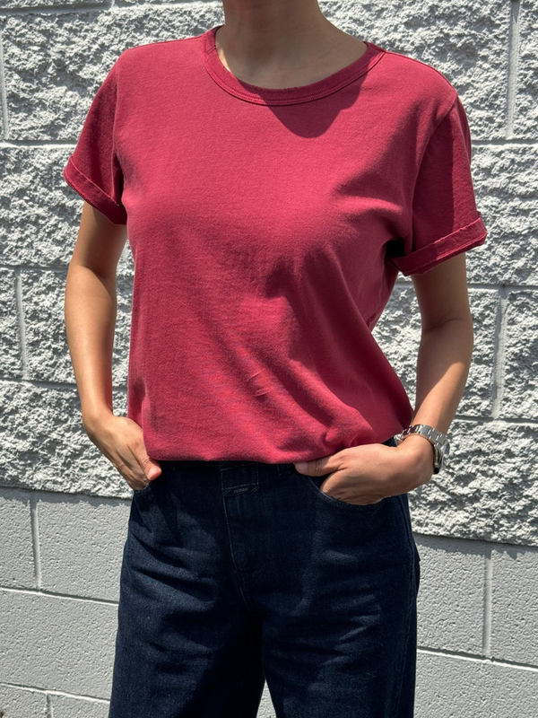 Vintage Boy Tee | Crayon Red